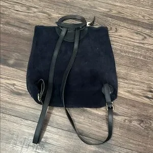 Clare V | Bags | Clare V Marcelle Navy Blue Suede Tote  display picture 1
